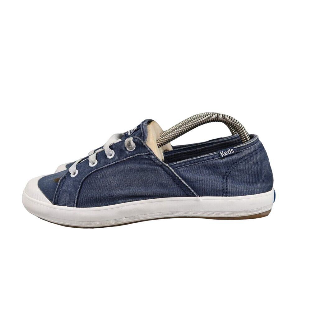 Keds Shoes Womens 8 Slip On Sneakers Casual Canvas Dream Foam Memory Active Blue - Picture 4 of 15